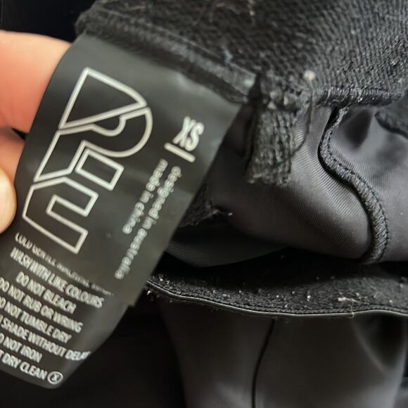 PE NATION Riseball Legging Black Spellout Athleisure Active Pants XS - Picture 5 of 12